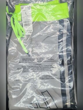 Adidas Daniel Patrick X James Harden Shorts Sz L Neon Green/Grey/Black NWT